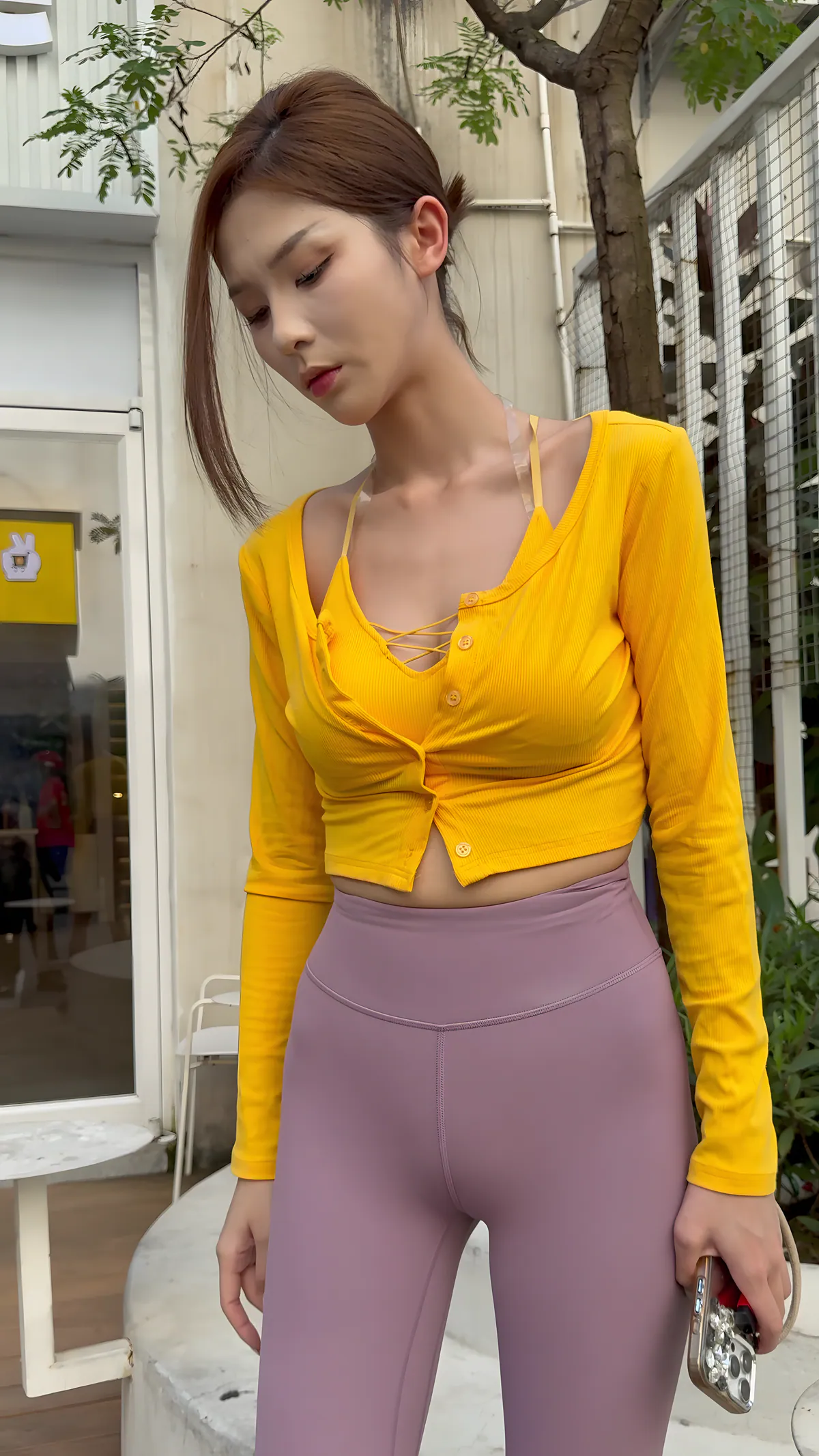 橙子摄影-粉色lulu裤的魅力(上)J10145