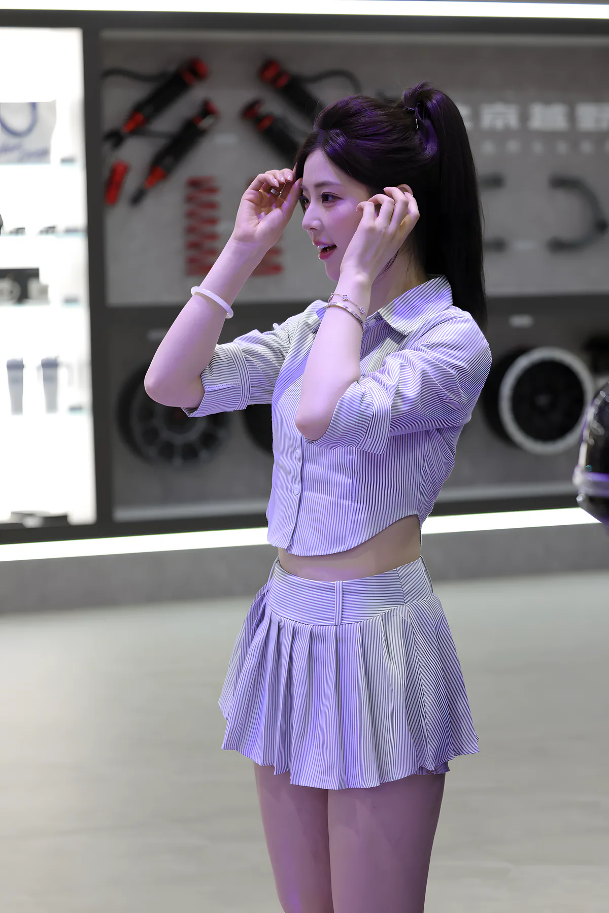 甜美模特J10192